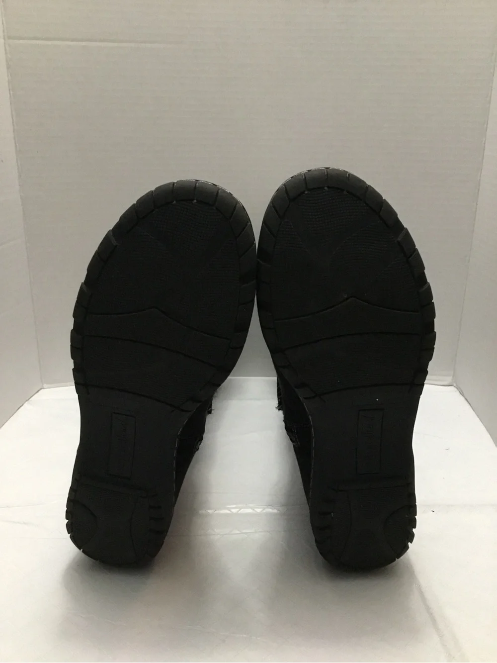 Natural Soul Black Faux Fur Mid-Calf Winter Boots Side Zip Size 9.5‎